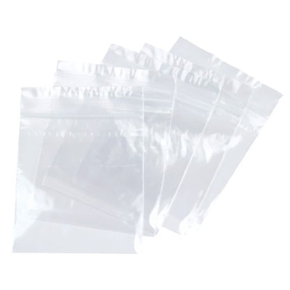 9 x 12.75" A4 Clear Polythene Grip Seal Bags