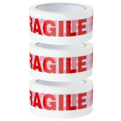Printed 'FRAGILE' Packaging Tape 50mm x 66m