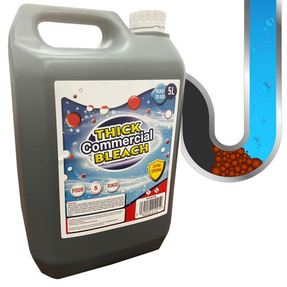 5L Extra Strong Thick Commercial Bleach For Sanitisation & Disinfection