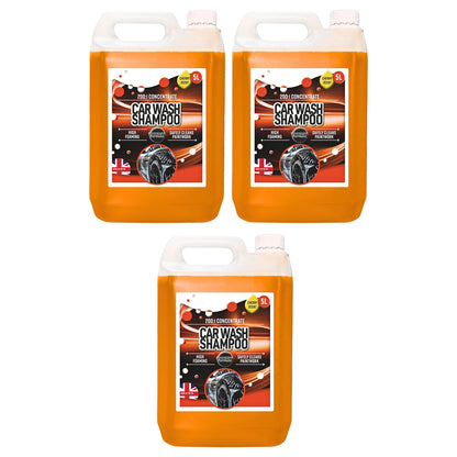5L Cherry Scented Car Wash Shampoo Detailing Vehicle Cleaning Soap Removes Grime & Road Dirt