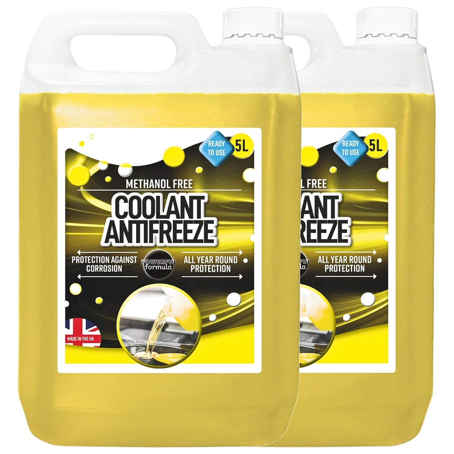 5L Ready Ro Use Coolant Antifreeze Engine Protection From Overheating, Freezing & Corrosion