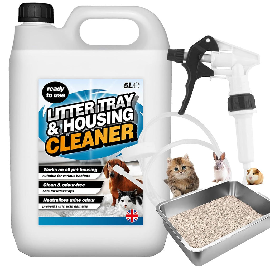 5L Ready To Use Litter Tray & Housing Cleaner With Convenient Long Hose Trigger