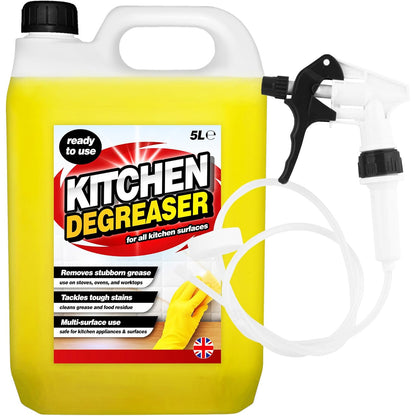 5L Heavy Duty Kitchen Degreaser With Convenient Long Hose Trigger
