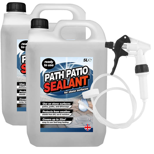 5L Ready To Use Path & Patio Sealant With Convenient Long Hose Trigger