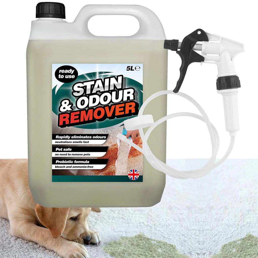 5L Stain & Odour Remover Pet Friendly With Convenient Long Hose Trigger