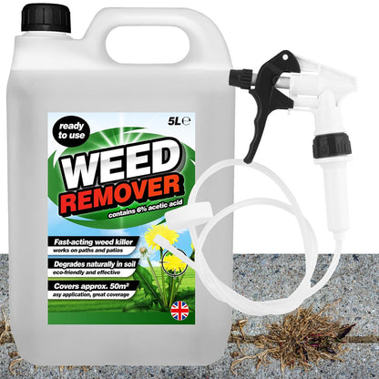 5L Strong Weed Remover With Acetic Fast Acting Ready To Use