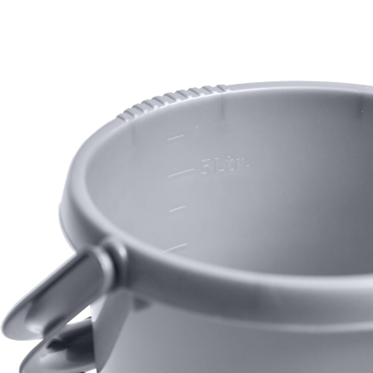 5L Plastic Buckets With Handle, Spout & Graduated Capacity Markers