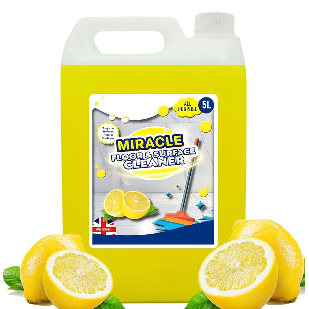 5 Litre All Purpose Lemon Floor Surface Cleaner