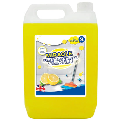 5 Litre All Purpose Lemon Floor Surface Cleaner