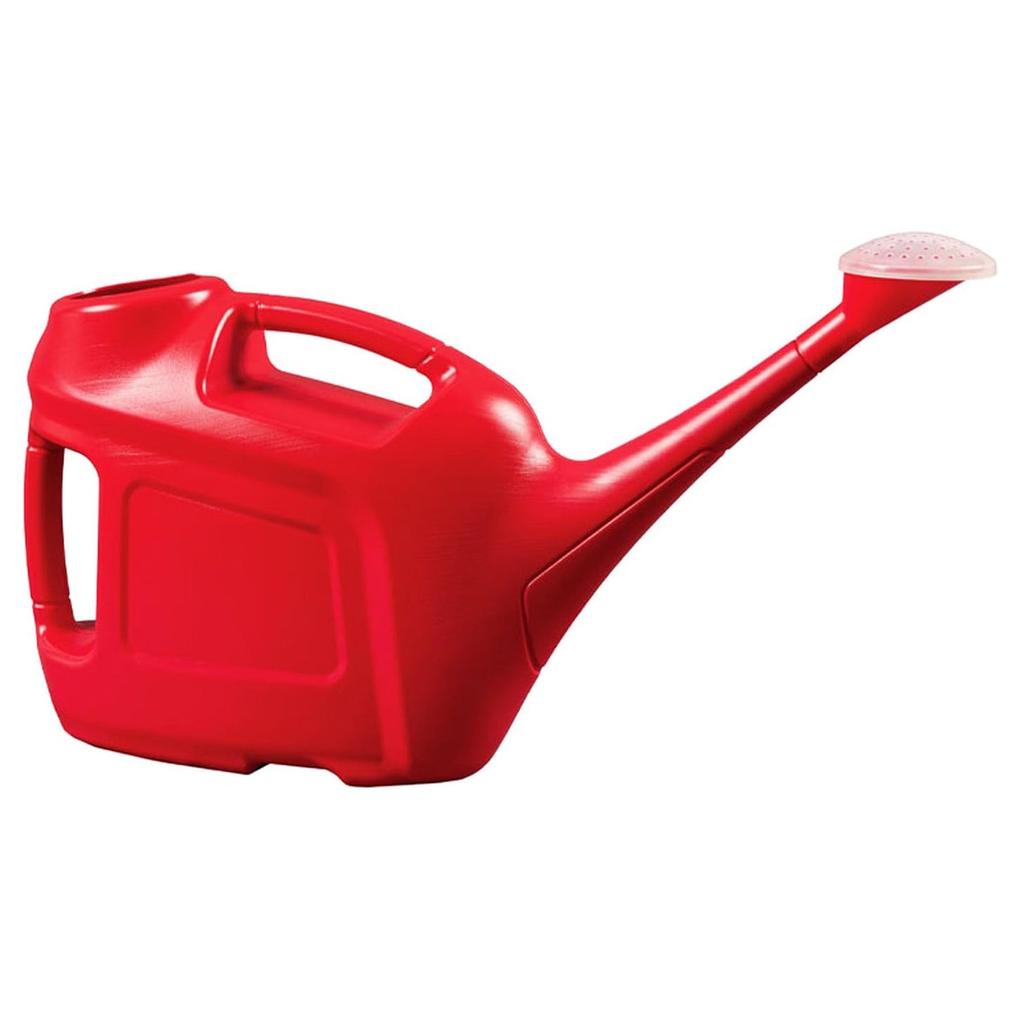 6 Litre Red Or Green Lightweight Watering Cans With Sprinkler Heads & Handles