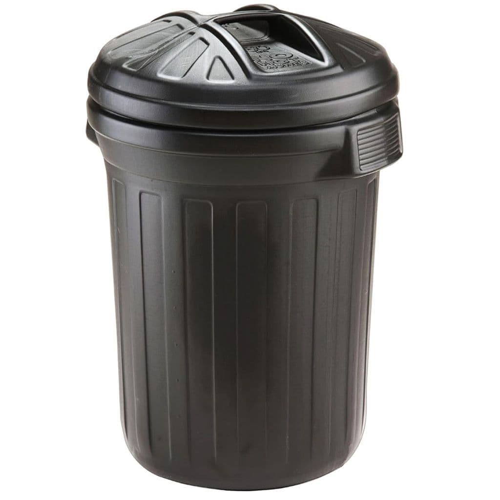 80L Large Capacity Indoor Outdoor Heavy Duty Shatterproof Refuse Rubbish Bin With Lid