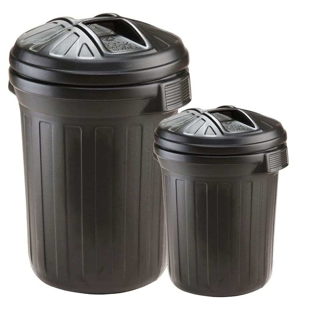 80L Large Capacity Indoor Outdoor Heavy Duty Shatterproof Refuse Rubbish Bin With Lid
