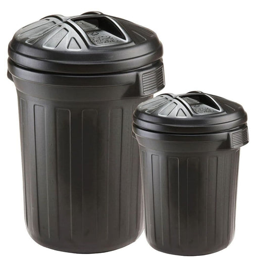 80L Large Capacity Indoor Outdoor Heavy Duty Shatterproof Refuse Rubbish Bin With Lid