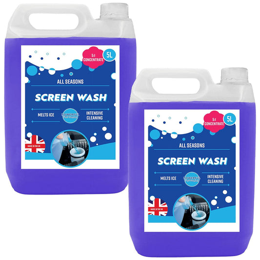 5L Blue 5:1 Concentrated Effective Vehicle Screen Wash