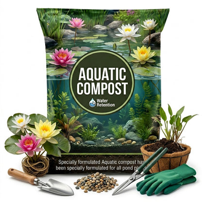 20 Litres Aquatic Compost Nutrient-Rich Feed Soil With Loam & Grit