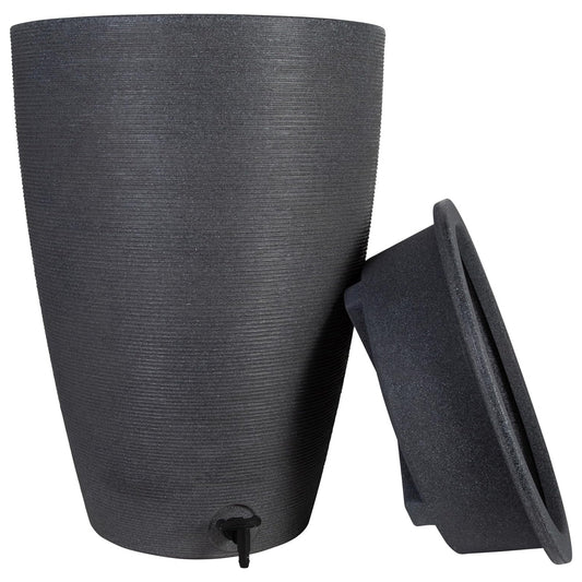 120L Amesbury Stone Garden Rain Water Collectors With Tap & Lid