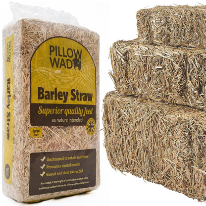 Barley Straw Bedding Unchopped Soft Animal Bedding For Chickens, Rabbits & Tortoise