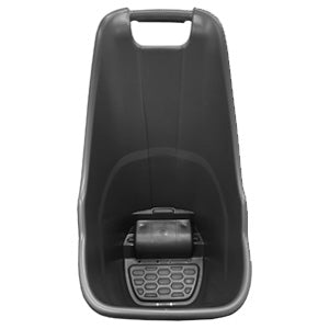 Black Plastic Rolling Kart Caddy With Wheels Multi Purpose Wheelbarrow For Gardens