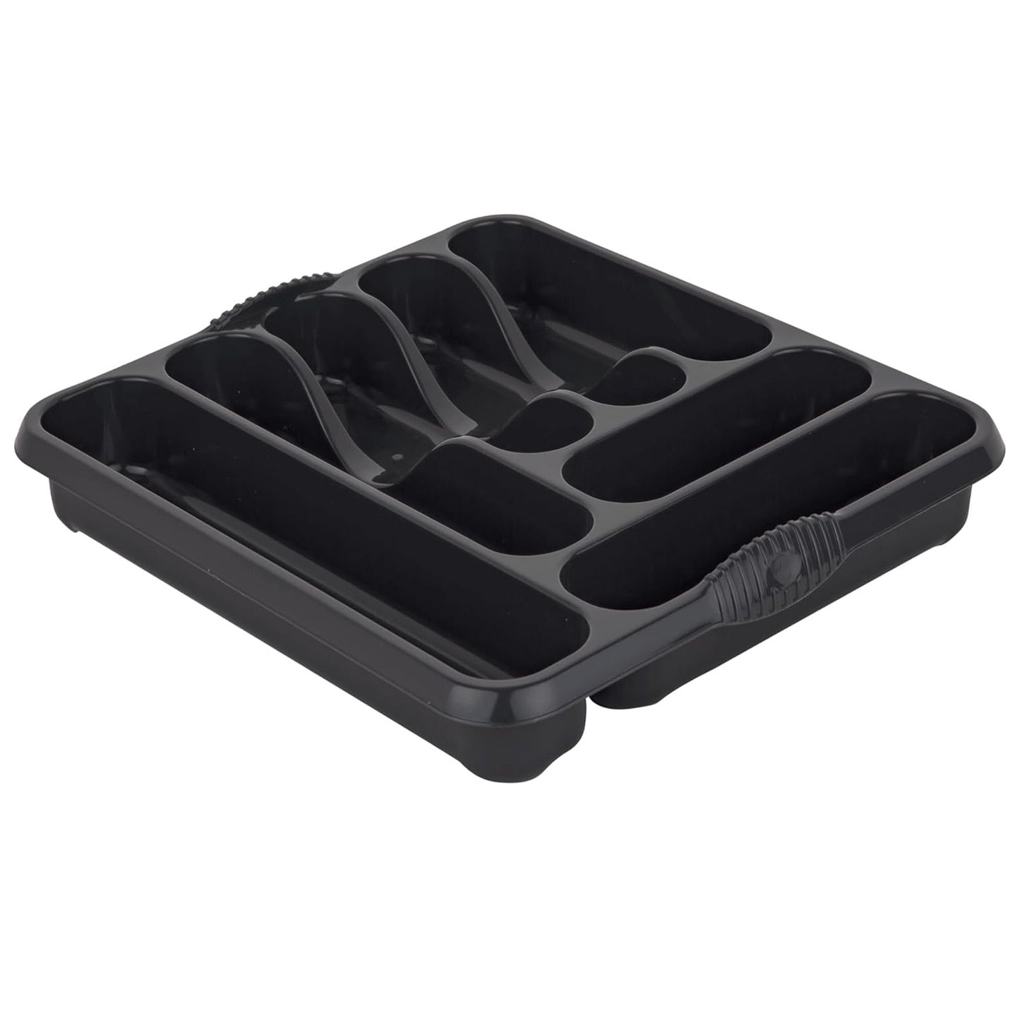 Large 7 Compartment Cutlery Tray Rack Holder For Drawer Organisation