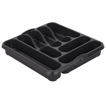 Large 7 Compartment Cutlery Tray Rack Holder For Drawer Organisation