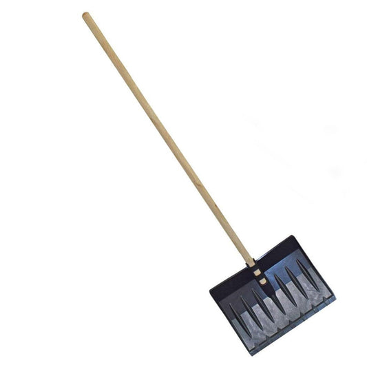 Black Snow Shovel Spade With Wooden handle