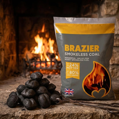 Brazier Multi Purpose Smokeless Fuel Ideal For Stoves Open Fire Coal Home Fueling