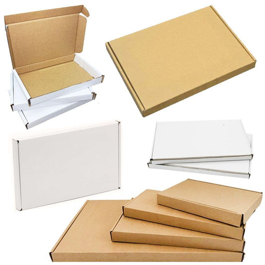 Brown & White C4, C5, C6 Die Cut Box