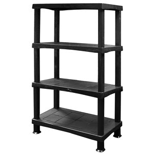 4 & 5 Tier Plastic Shelving Units Great For Storage Home & Garage