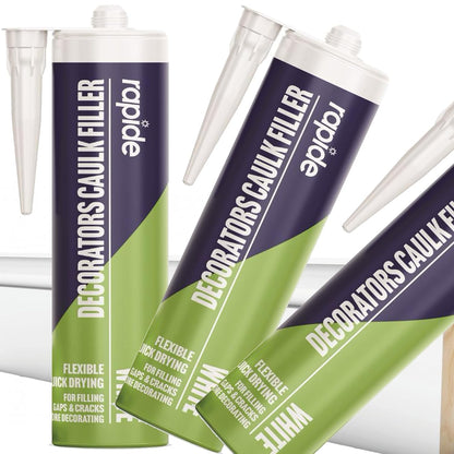 White Multi Use Decorators Caulk Gap & Crack Filler Sealant