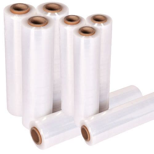 Clear Shrink Pallet Wrap 400mm Rolls (Standard Core)