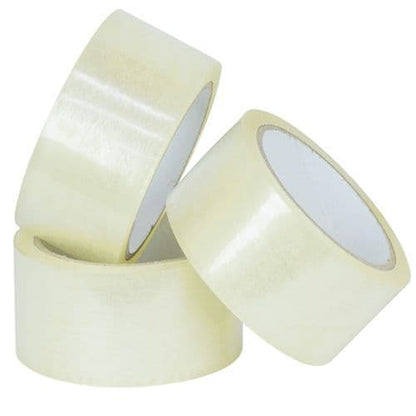 Low Noise Clear & Brown 50mm x 66m Packaging Tape