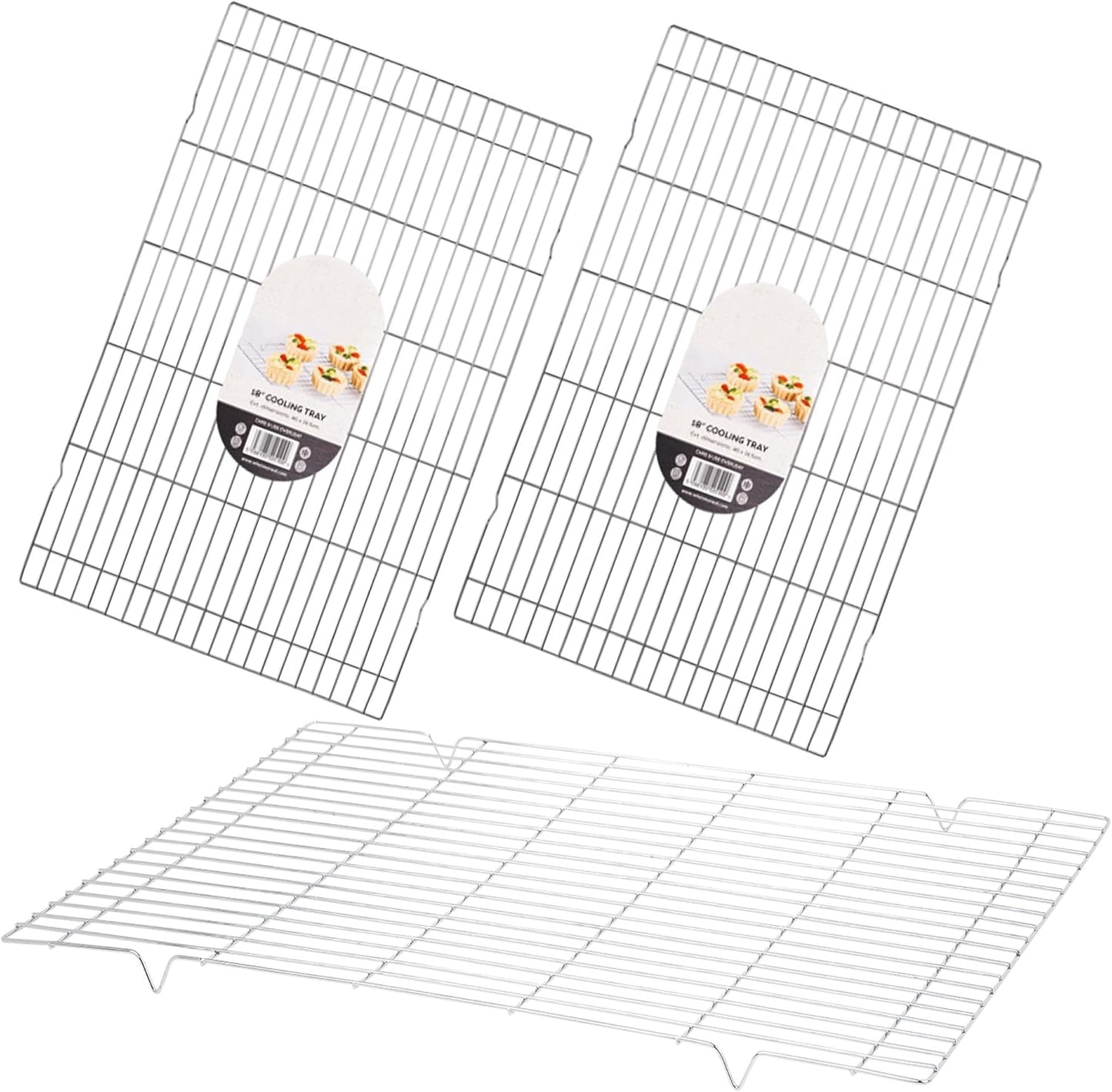 Extra Large 18" Chrome Plated Cooling Rack Cool Freshly Baked Goods