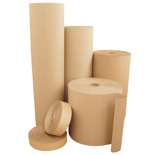 600mm x 75 meter Corrugated Cardboard Roll