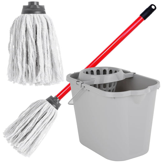 Cotton Floor Mop Super Absorbent Cotton Mop Head With Handle