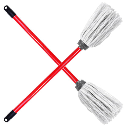 Cotton Floor Mop Super Absorbent Cotton Mop Head With Handle