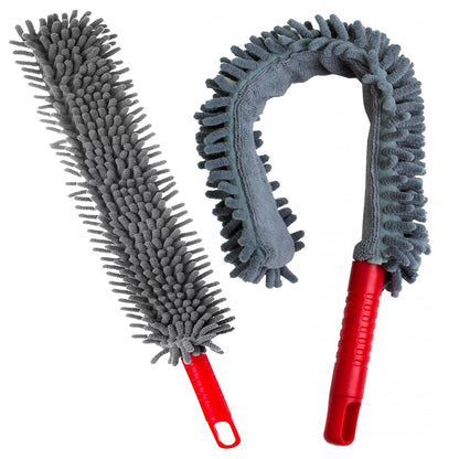 Flexible Noodle Microfibre Duster For Cleaning Dust On Blinds & Lights