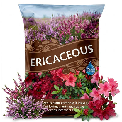 20 Litres Ericaceous Special Formula Plant Soil Grow With Camellia, Azalea, Rhododendron & Heather