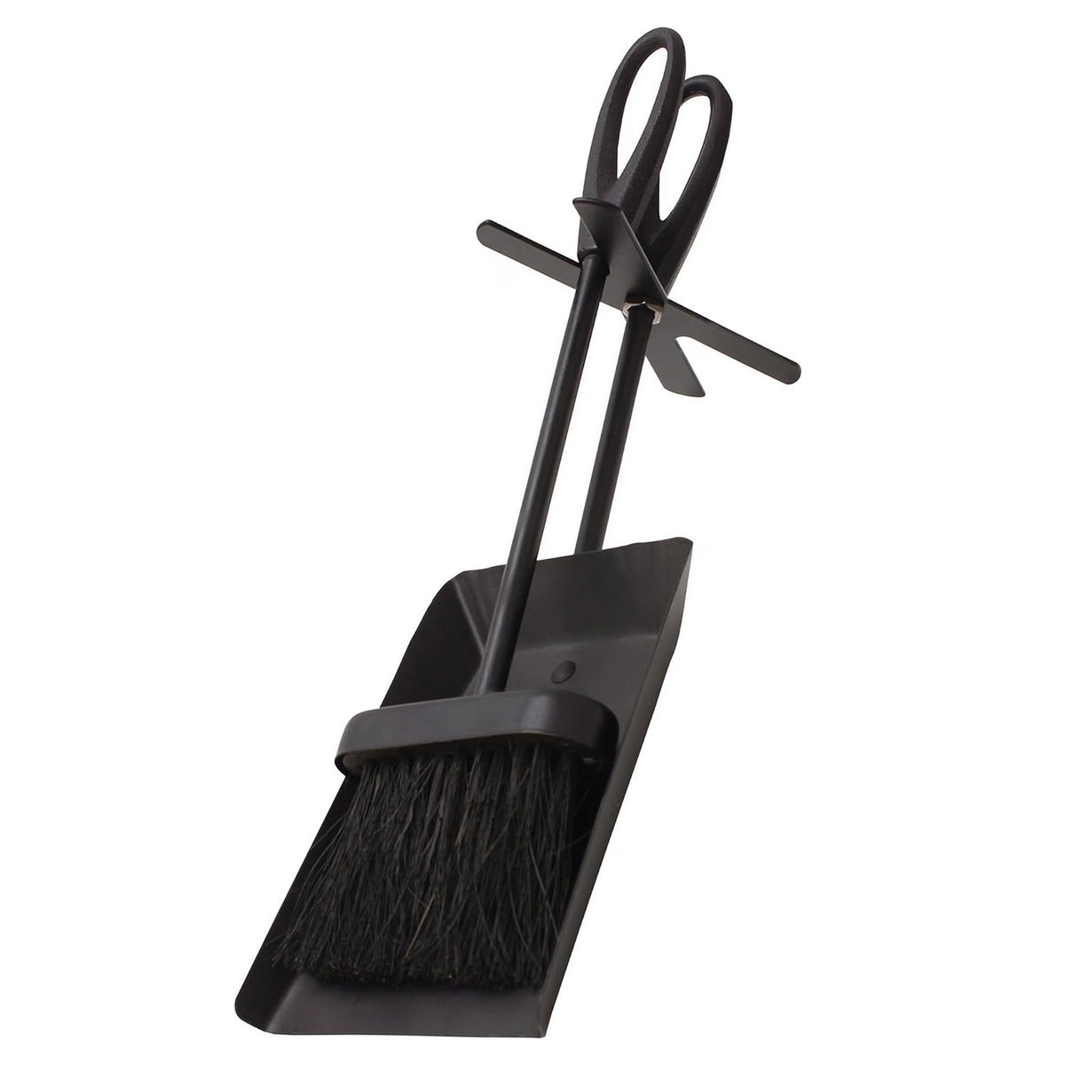 Fireside Ash Brush & Shovel Set Durable Fireplace, Stove & BBQ Cleaner