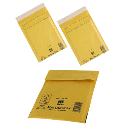 C/0 (150 x 210mm) Mail Lite Gold Padded Envelopes