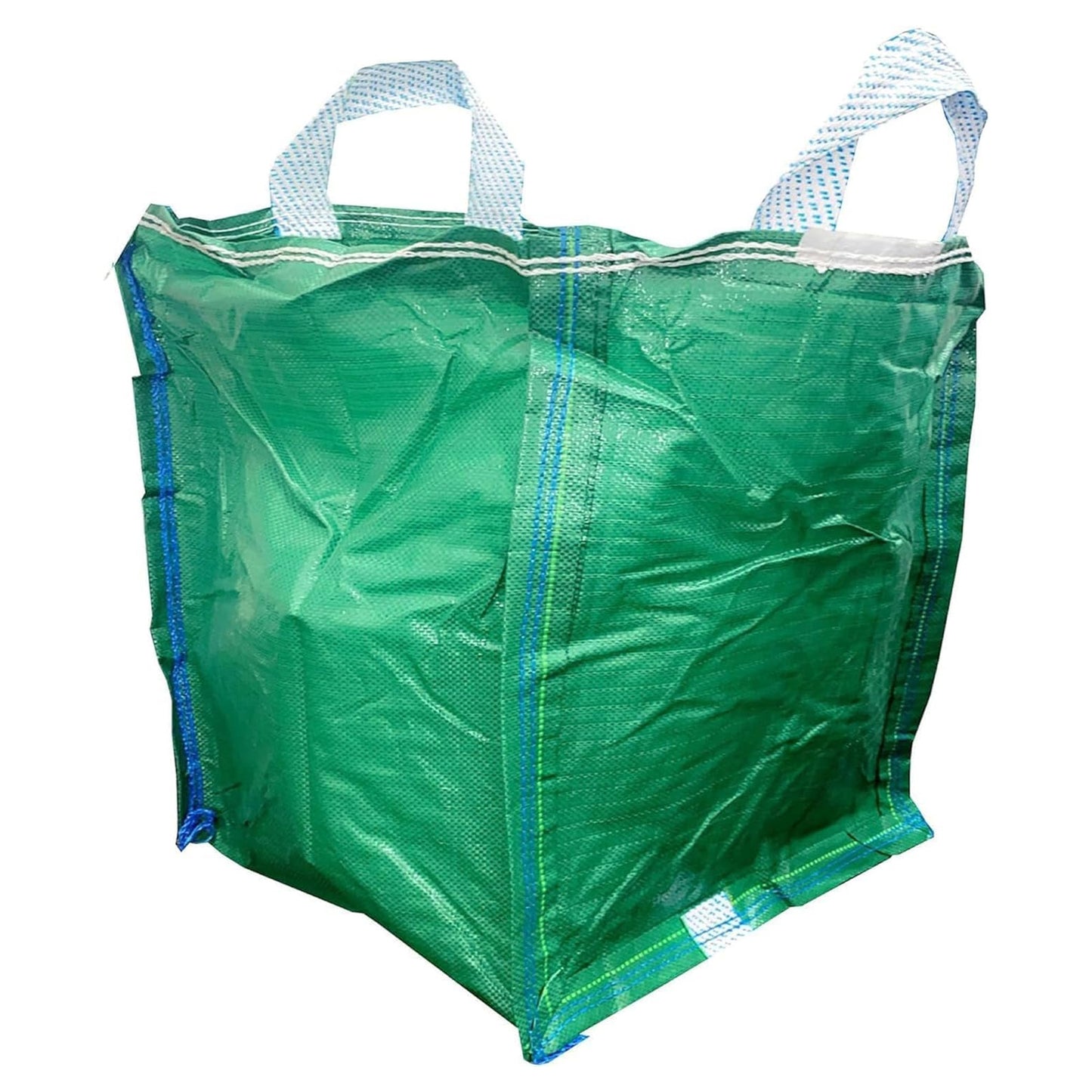 120L Green Reusable Heavy Duty Garden Waste Sacks With Looped Handles