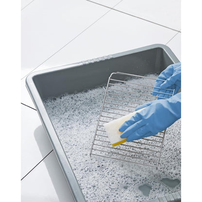 Grey Deep Multipurpose Plastic Rectangular Household Trays