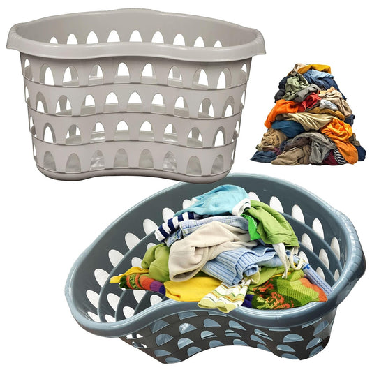 Linen Storage Large Plastic Hipster Washing Baskets