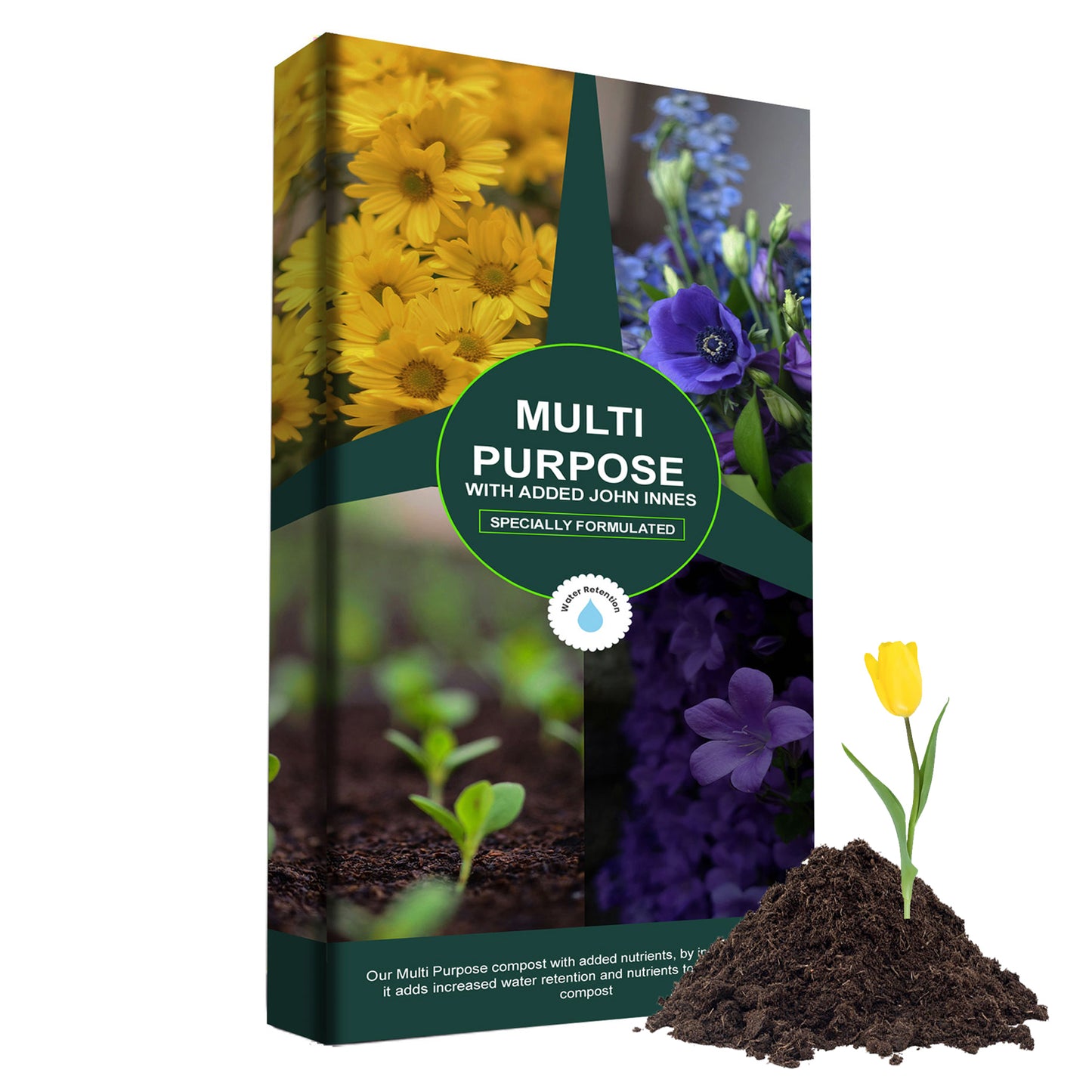 60 Litres John Innes Multi Purpose Compost Soil For Indoor & Outdoor Gardening