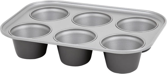 6 Cup Jumbo Muffin Tin Dishwasher & Oven Safe Cupcake Pan