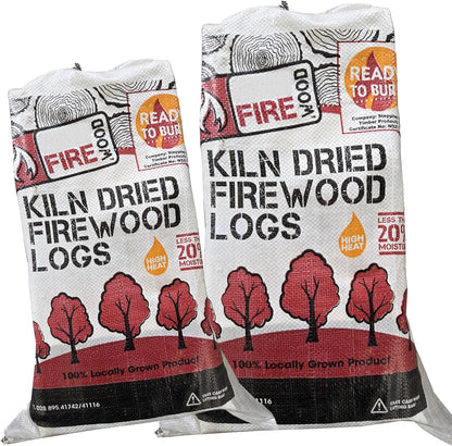Softwood Kiln Dried Firewood Logs Ready To Burn Easy To Light For Outdoor Open Fire Pits