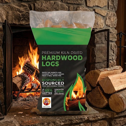 Kiln Dried Hardwood Logs Ready To Burn Firewood For Wood Burners Stoves Pizza Ovens
