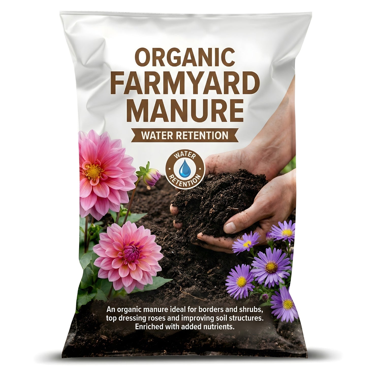 Organic Farmyard Manure With Essential Nutrients For Gardeners
