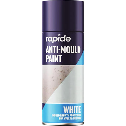 Matt White Anti Mould Spray Paint 400ml Lasting Protection For Indoor Use