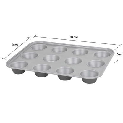 12 Cup Non-Stick Muffin Tray Dishwasher & Oven Safe
