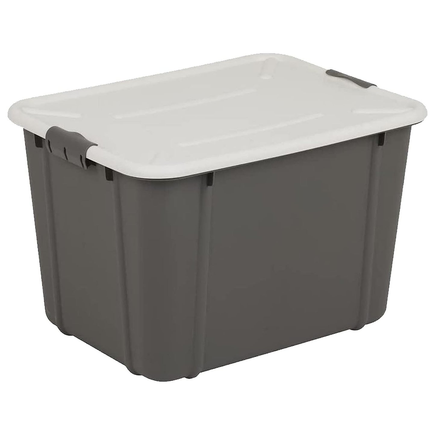 Organic Stackable Multi Capacity Grey Strong Storage Containers With Clip Locked Lids & Reinforced
